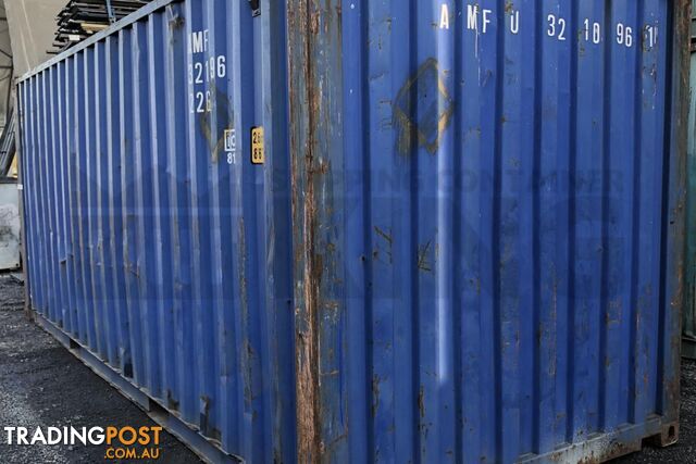 20' STANDARD HEIGHT SHIPPING CONTAINER - in Rockhampton