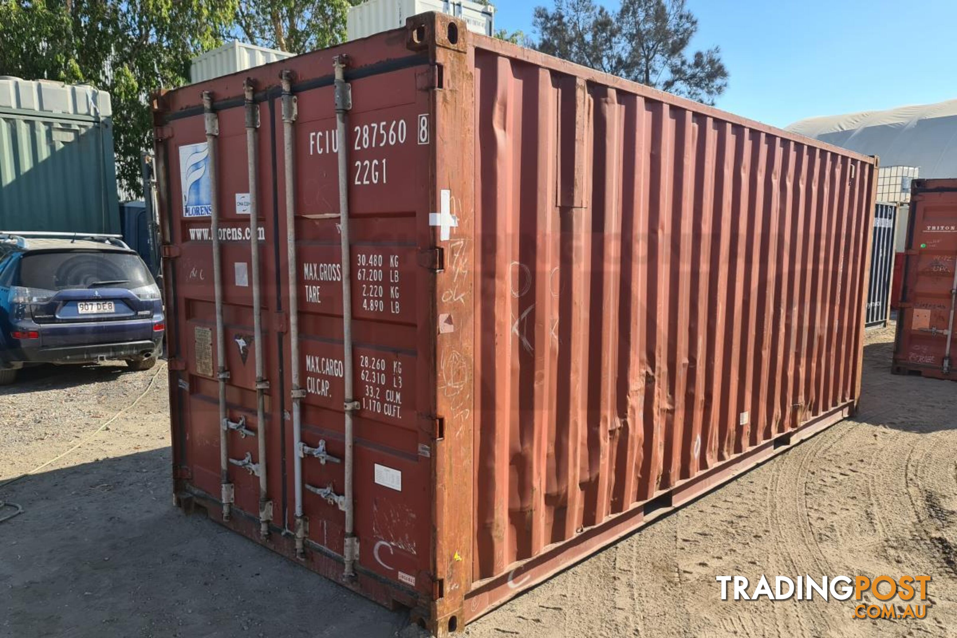 20' STANDARD HEIGHT SHIPPING CONTAINER - in Brisbane