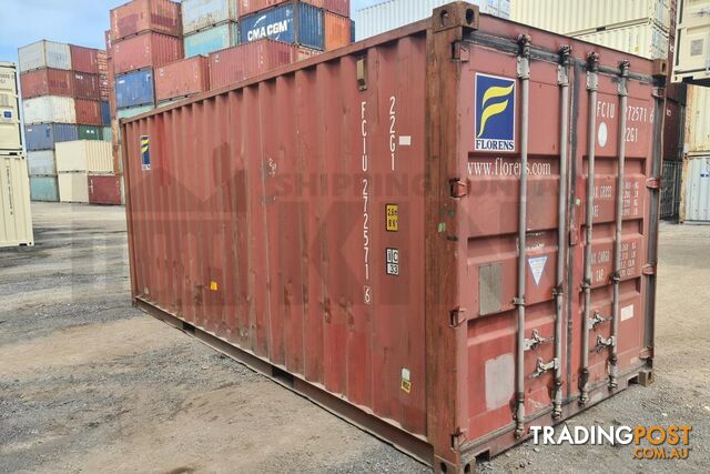 20' STANDARD HEIGHT SHIPPING CONTAINER - in MacKay