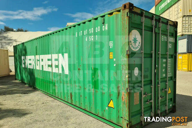 40' HIGH CUBE SHIPPING CONTAINER