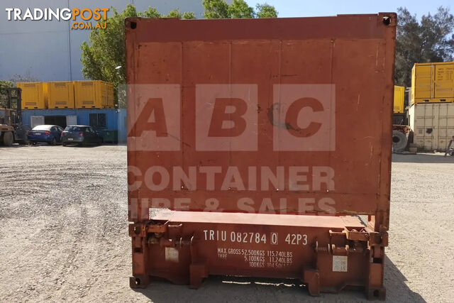 40' FLAT RACK SHIPPING CONTAINER (WITH COLLAPSIBLE ENDS) - photo 4 of 11