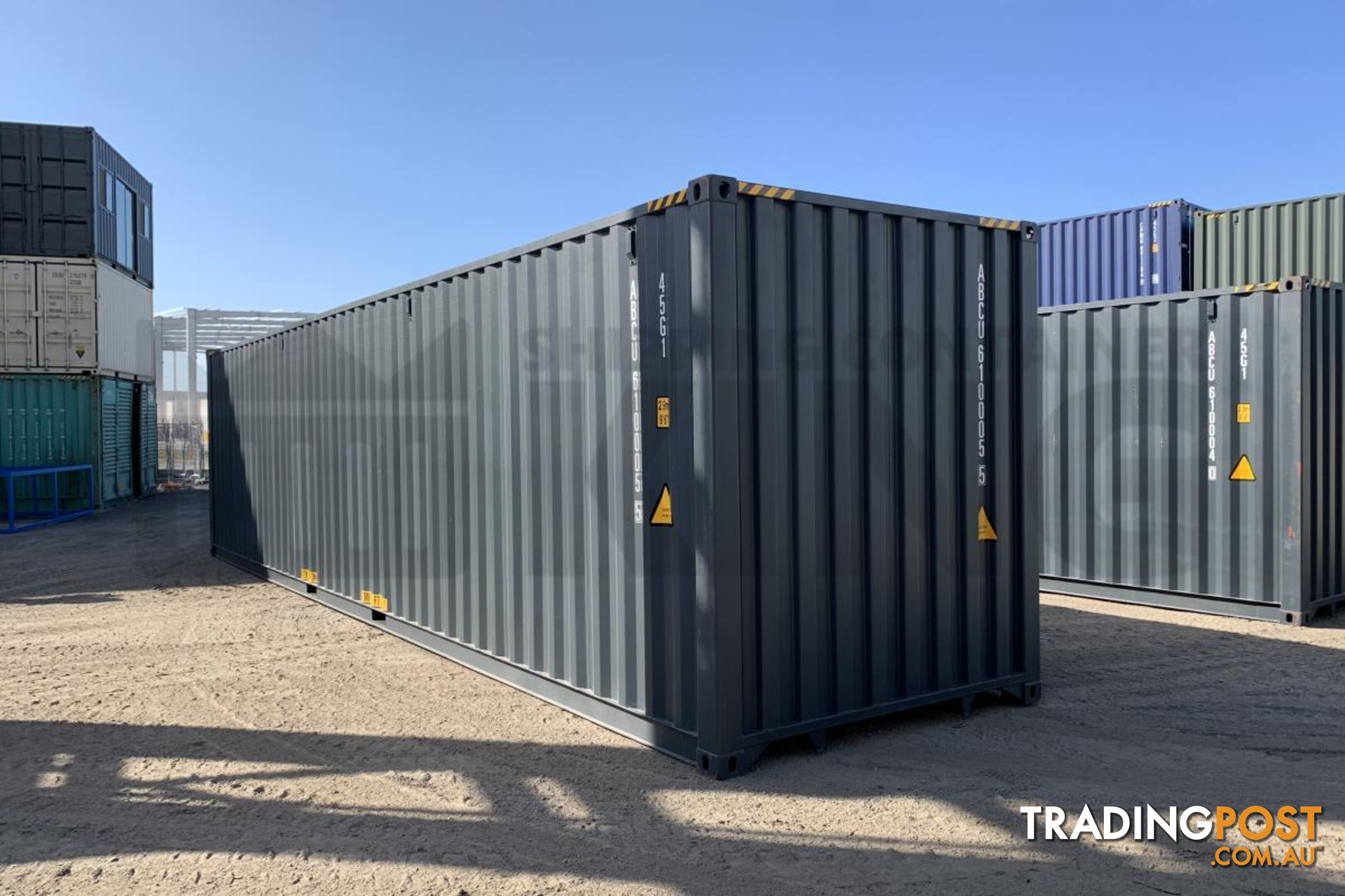 40' HIGH CUBE SHIPPING CONTAINER (STEEL FLOOR) - in Brisbane