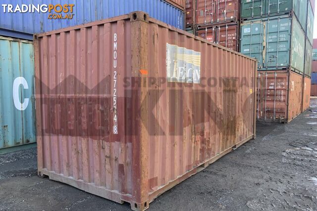 20' STANDARD HEIGHT SHIPPING CONTAINER - in Toowoomba