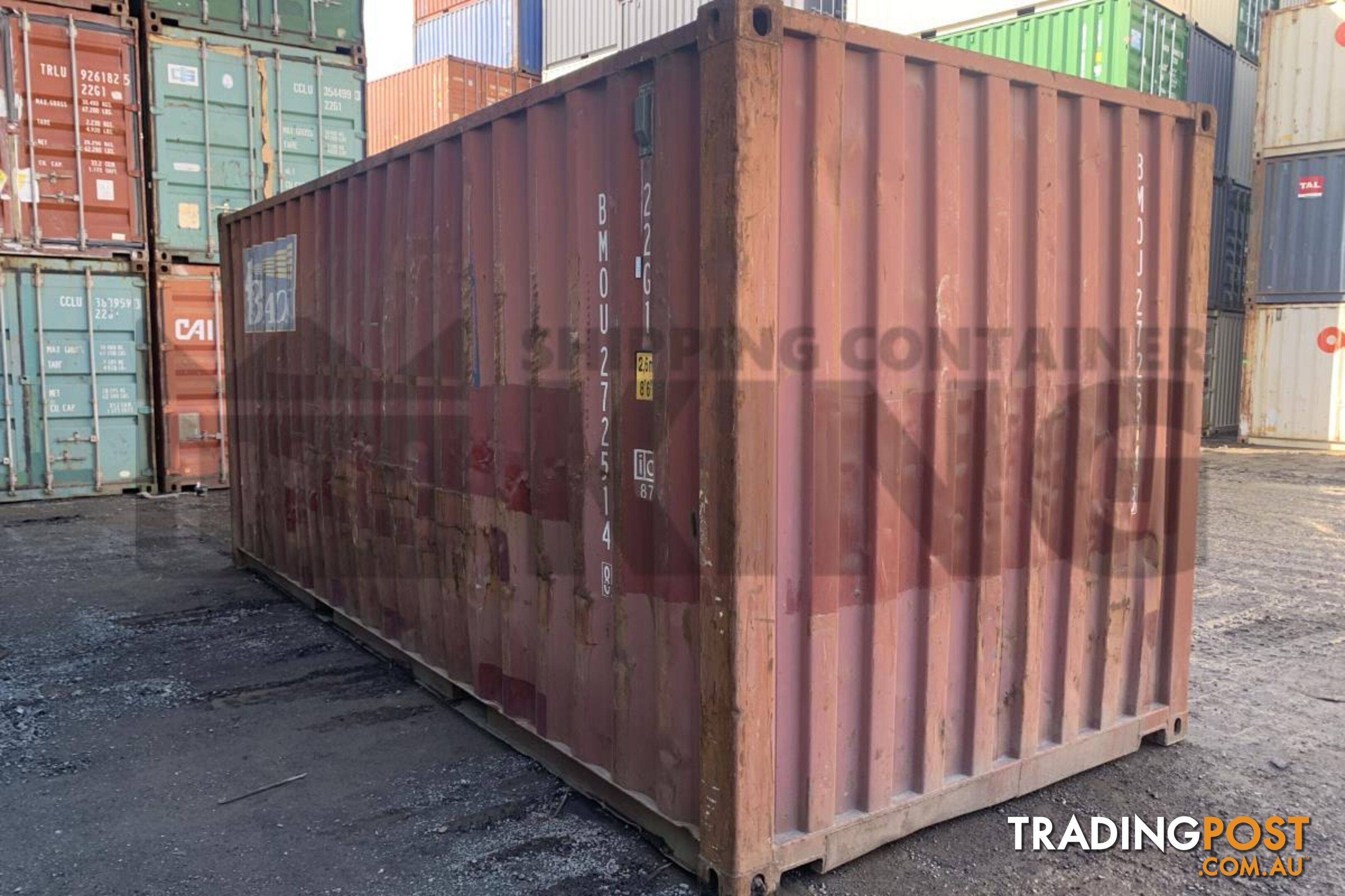 20' STANDARD HEIGHT SHIPPING CONTAINER - in Toowoomba