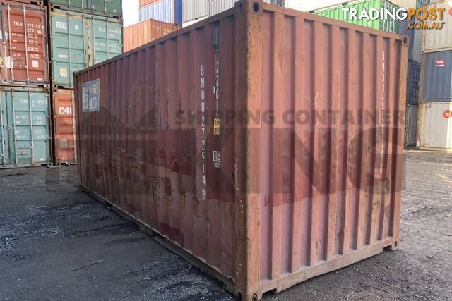 20' STANDARD HEIGHT SHIPPING CONTAINER - in Toowoomba