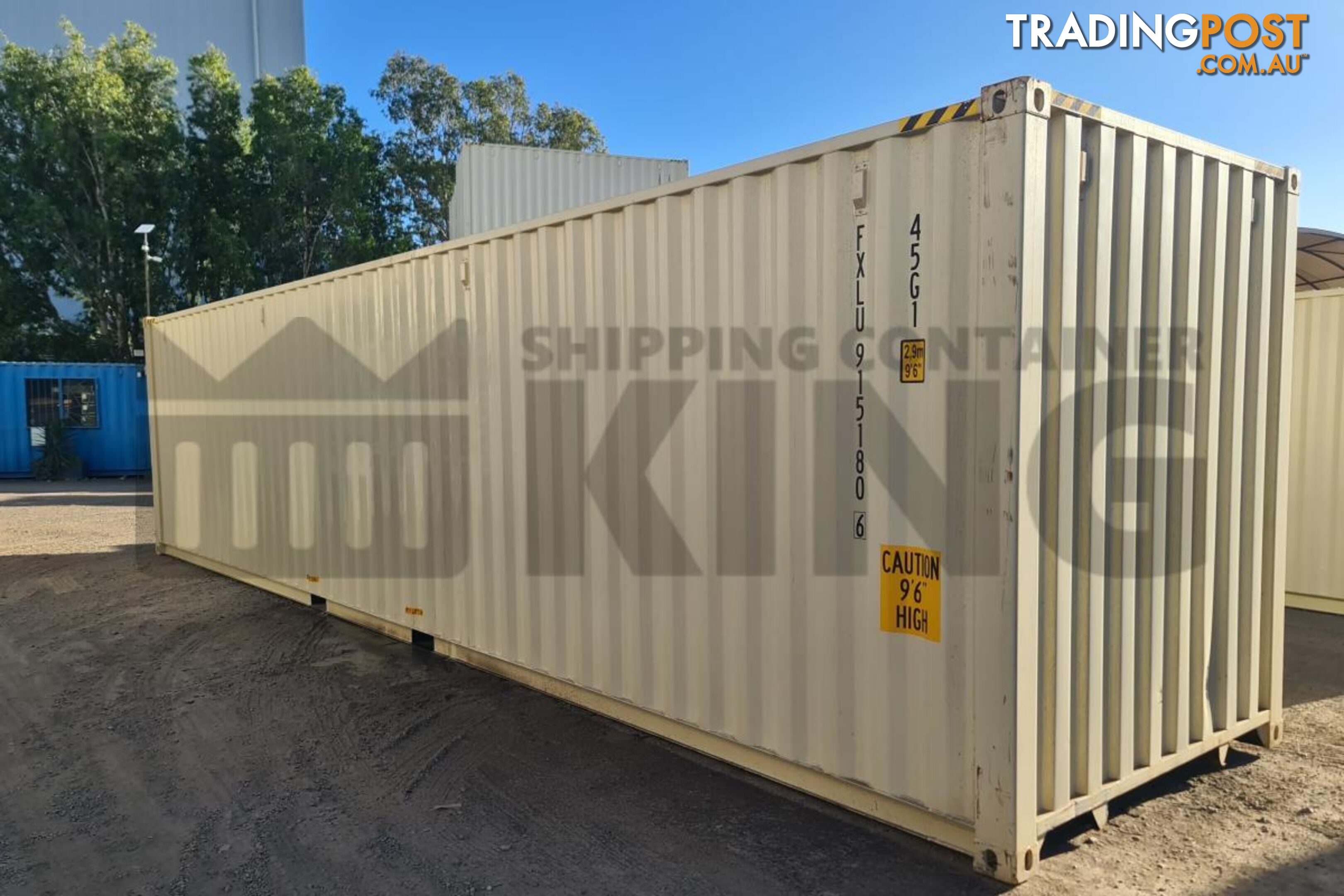 40' HIGH CUBE SHIPPING CONTAINER