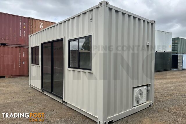 20' SHIPPING CONTAINER OFFICE "ACACIA" (HIGH END) - in Toowoomba