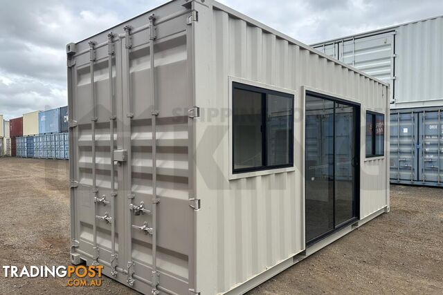 20' SHIPPING CONTAINER OFFICE "ACACIA" (HIGH END)