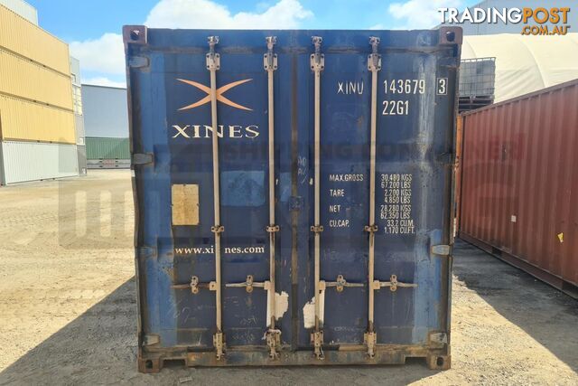 20' STANDARD HEIGHT SHIPPING CONTAINER - in Brisbane