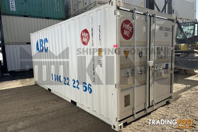 20' STANDARD HEIGHT SHIPPING CONTAINER - in Brisbane