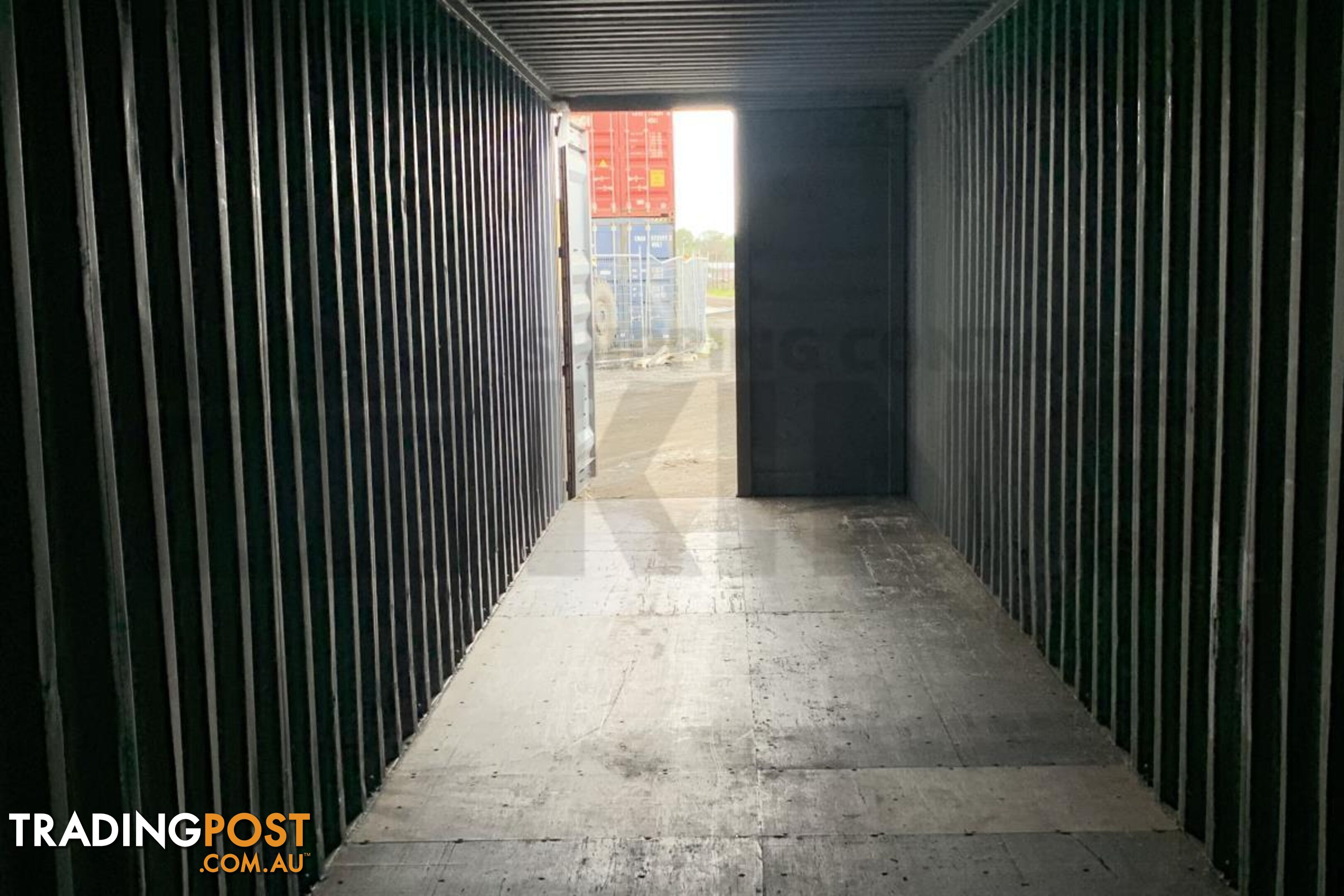 40' HIGH CUBE SHIPPING CONTAINER - in Chinchilla