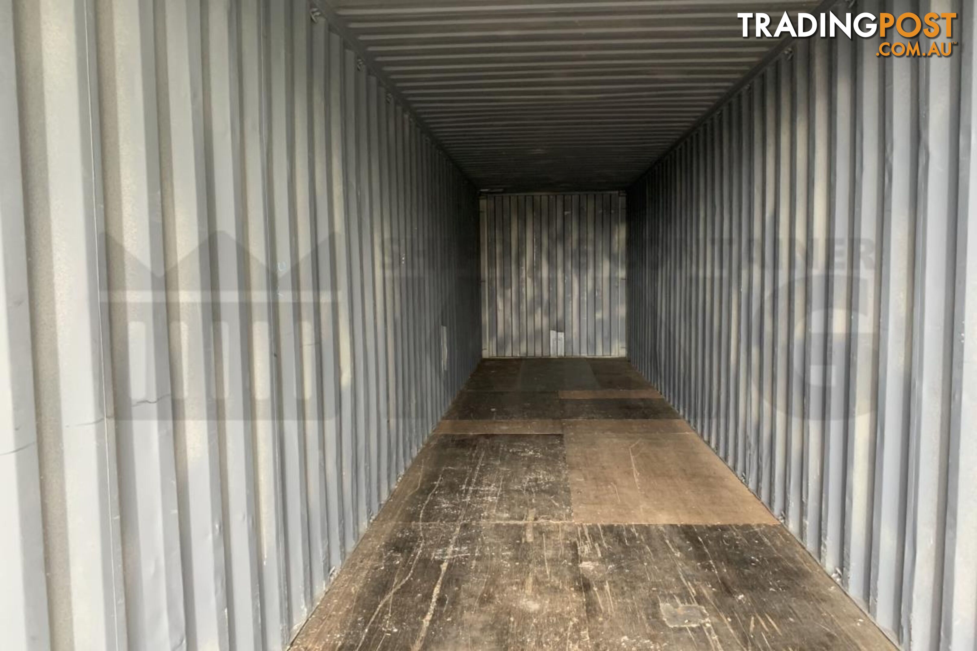 40' HIGH CUBE SHIPPING CONTAINER - in Chinchilla