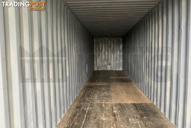 40' HIGH CUBE SHIPPING CONTAINER - in Chinchilla