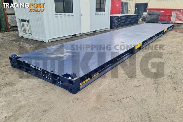 40' PLATFORM 316MM BASE DEPTH SHIPPING CONTAINER (BUILT IN TWIST LOCK) - in Brisbane