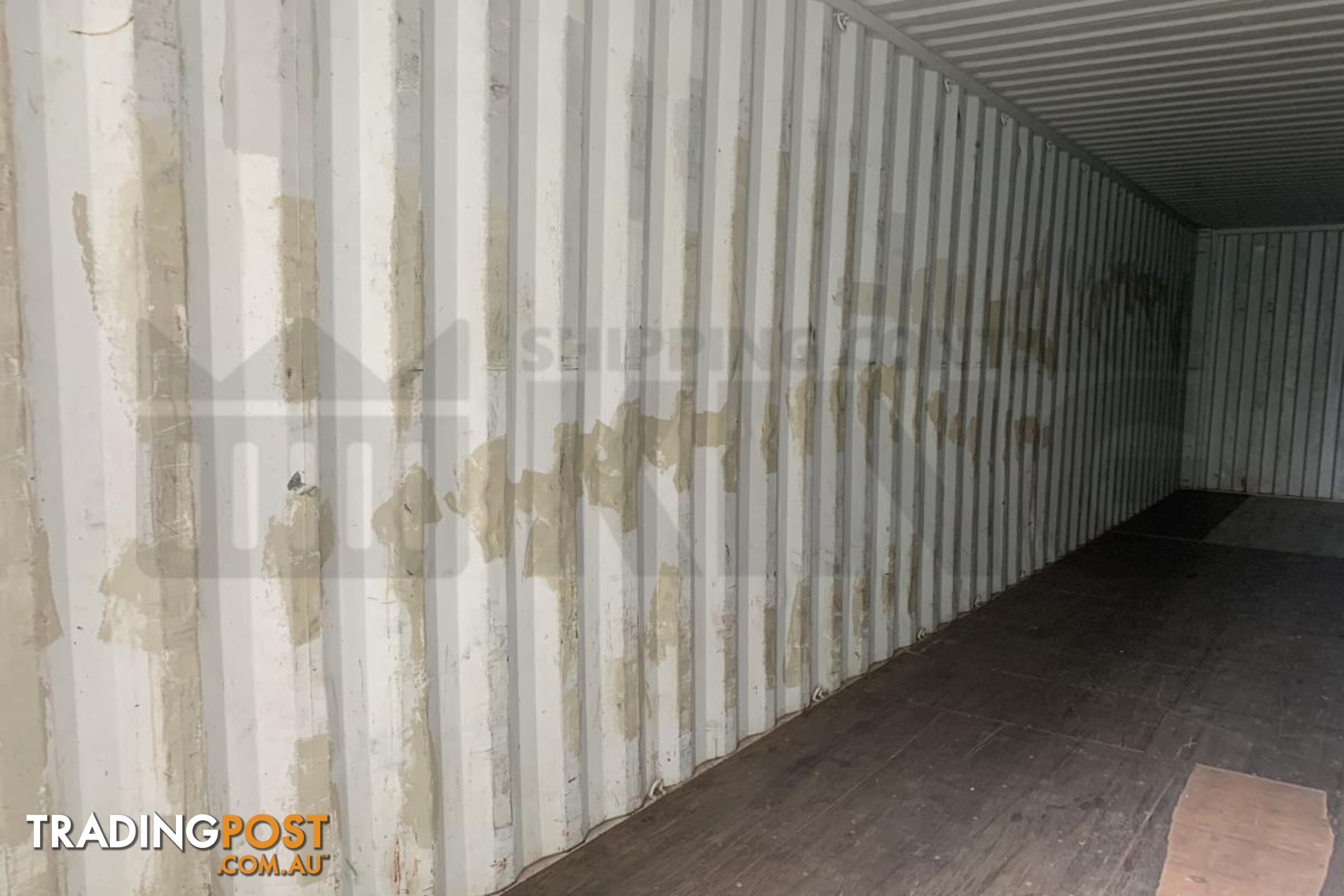 40' HIGH CUBE SHIPPING CONTAINER - in Chinchilla