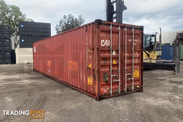 40' HIGH CUBE SHIPPING CONTAINER - in Chinchilla