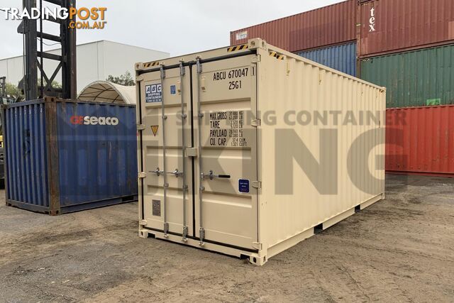 20' HIGH CUBE SHIPPING CONTAINER (STEEL FLOOR) - in Brisbane