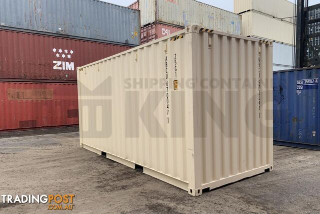 20' HIGH CUBE SHIPPING CONTAINER (STEEL FLOOR) - in Brisbane