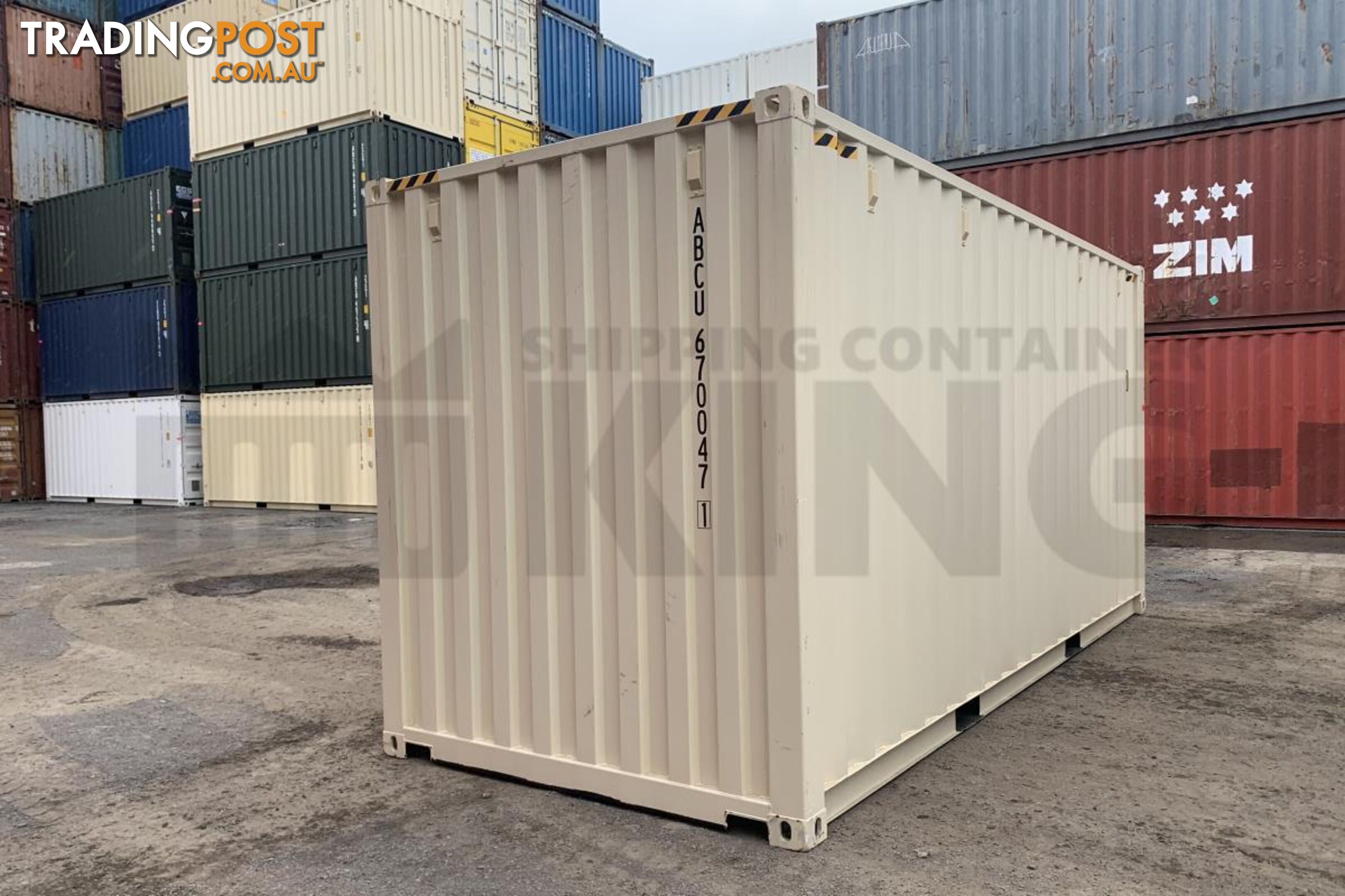 20' HIGH CUBE SHIPPING CONTAINER (STEEL FLOOR) - in Brisbane