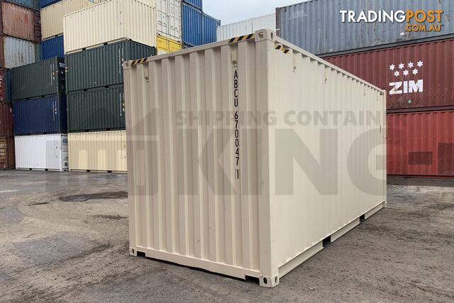 20' HIGH CUBE SHIPPING CONTAINER (STEEL FLOOR) - in Brisbane