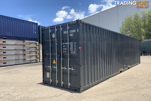 40' HIGH CUBE SHIPPING CONTAINER (STEEL FLOOR)