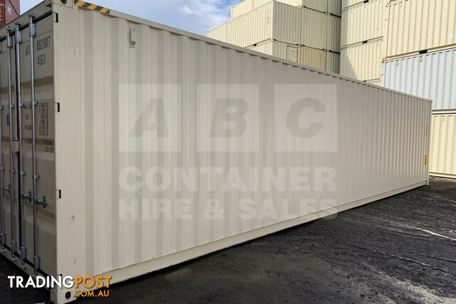 40' HIGH CUBE SHIPPING CONTAINER (STEEL FLOOR) - photo 1 of 16
