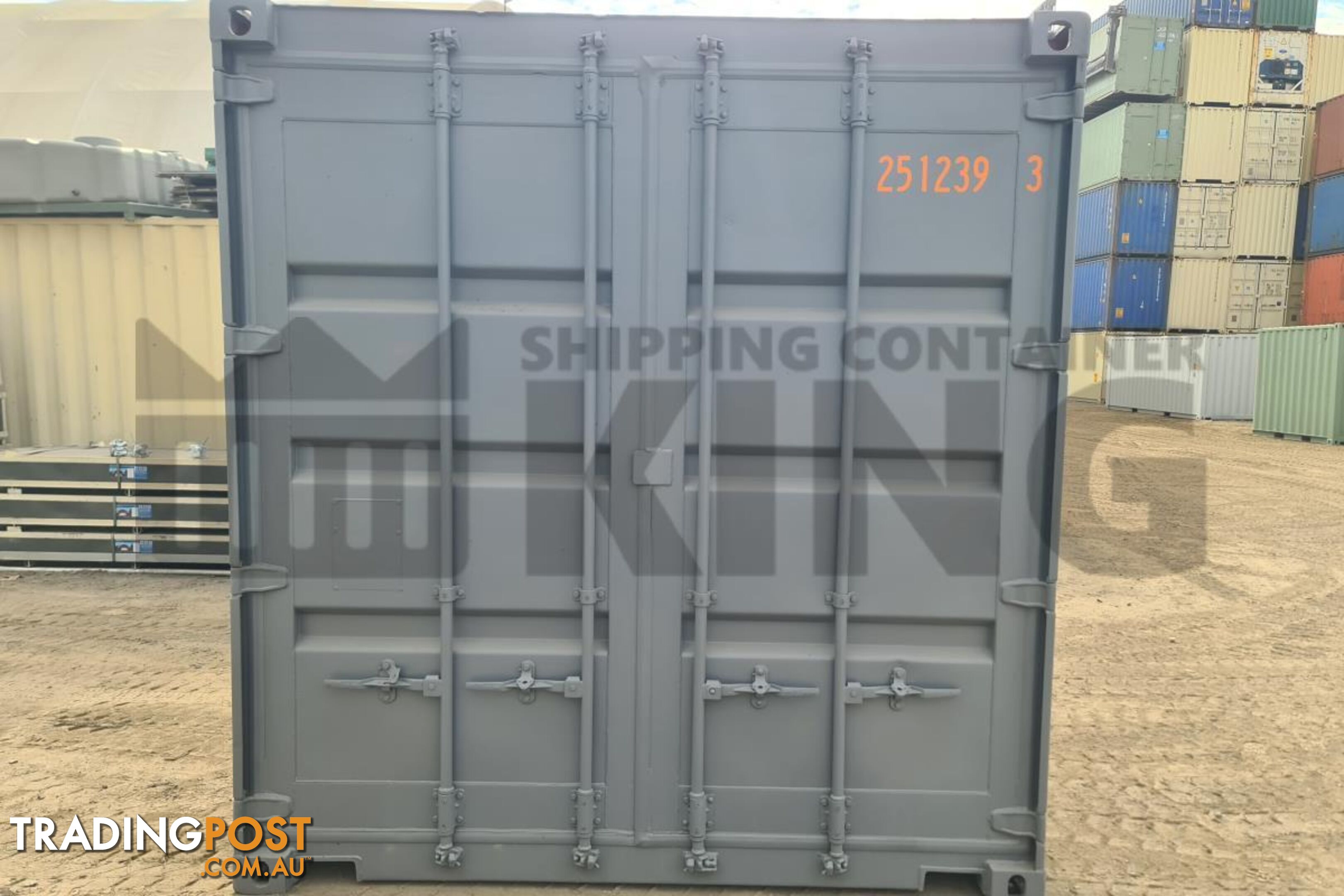 10' STANDARD HEIGHT SHIPPING CONTAINER (CONTAINER DOOR, 2 CORNER POSTS, 2 TINE POCKETS) - in Brisbane