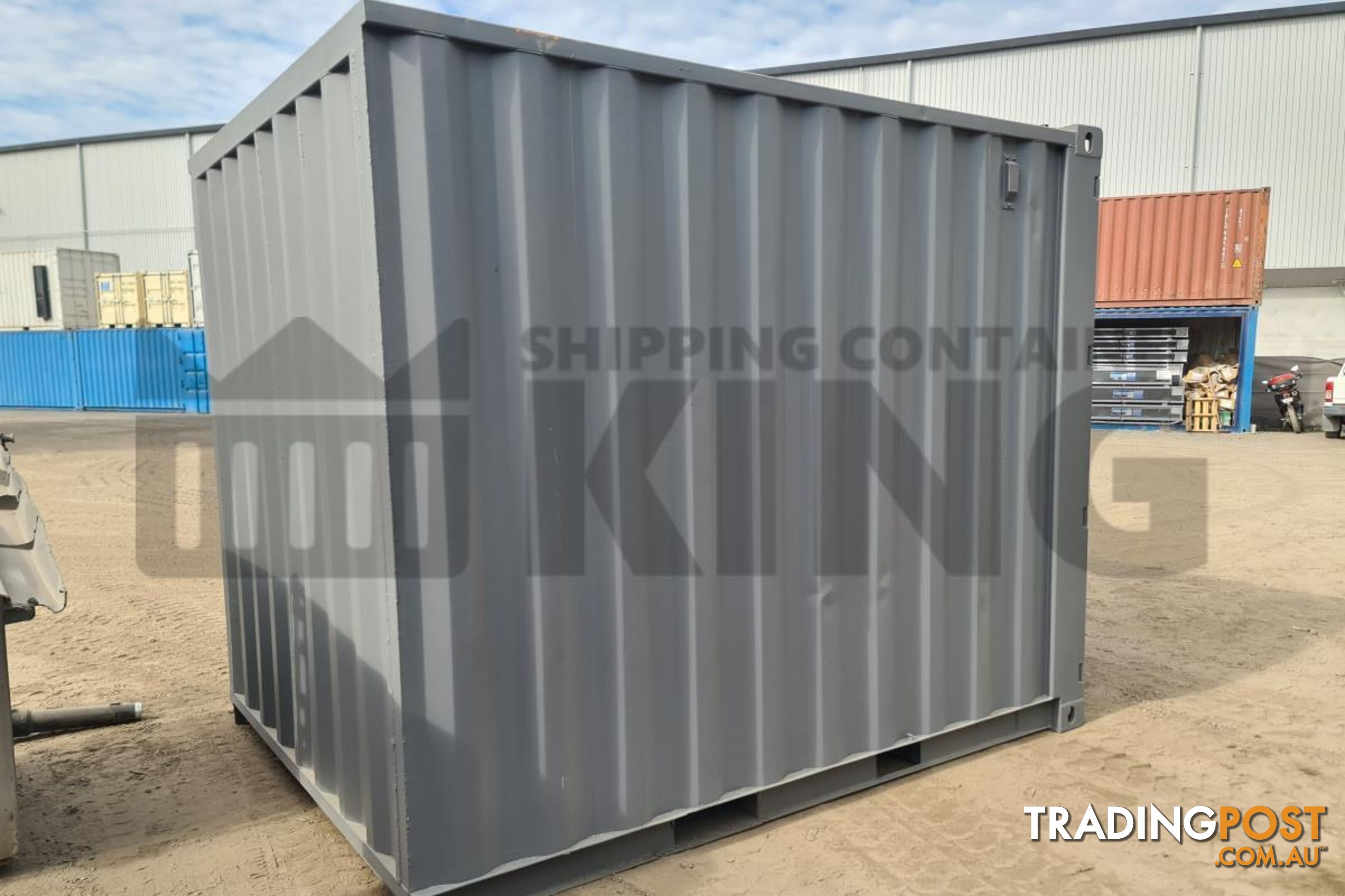 10' STANDARD HEIGHT SHIPPING CONTAINER (CONTAINER DOOR, 2 CORNER POSTS, 2 TINE POCKETS) - in Brisbane