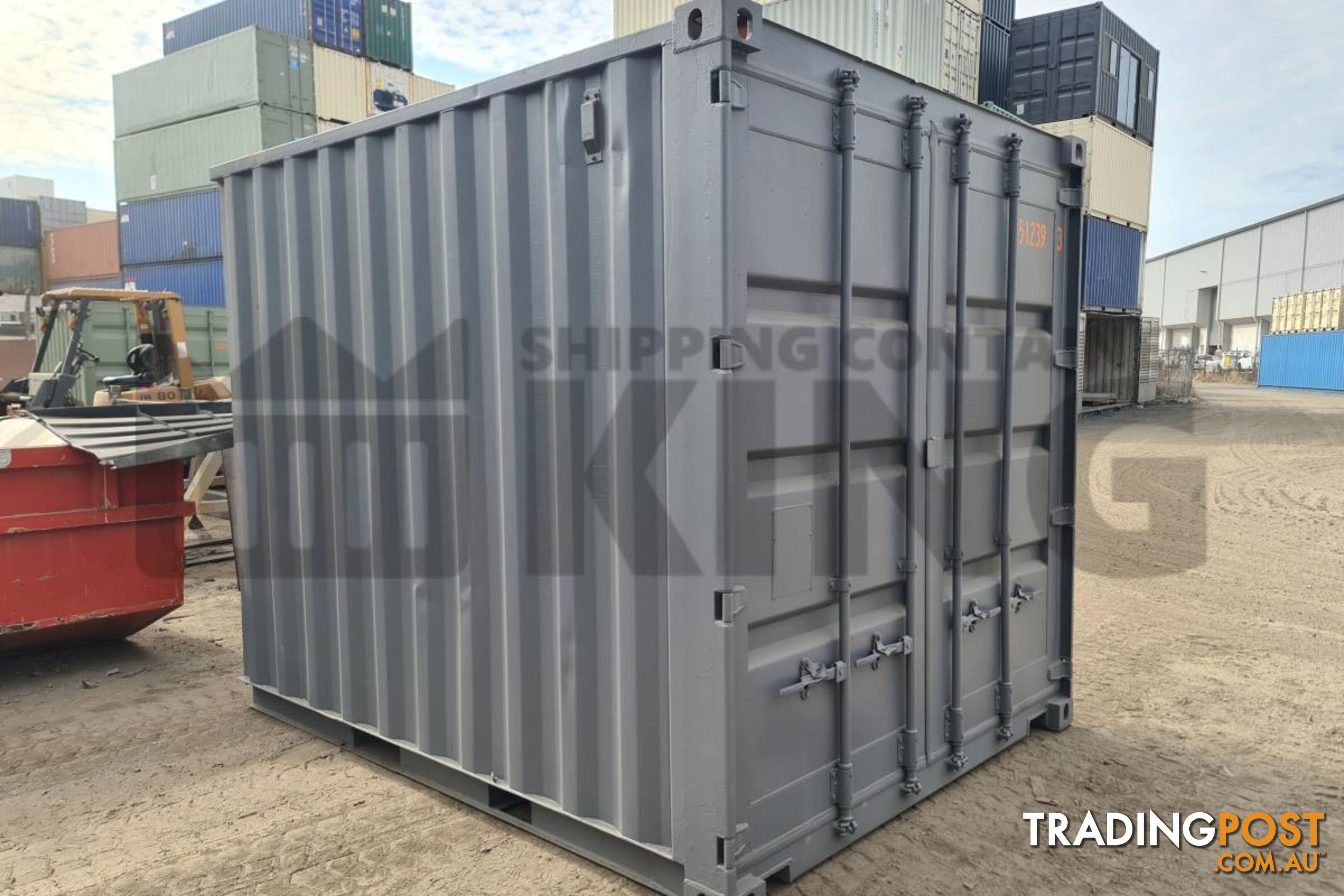 10' STANDARD HEIGHT SHIPPING CONTAINER (CONTAINER DOOR, 2 CORNER POSTS, 2 TINE POCKETS) - in Brisbane