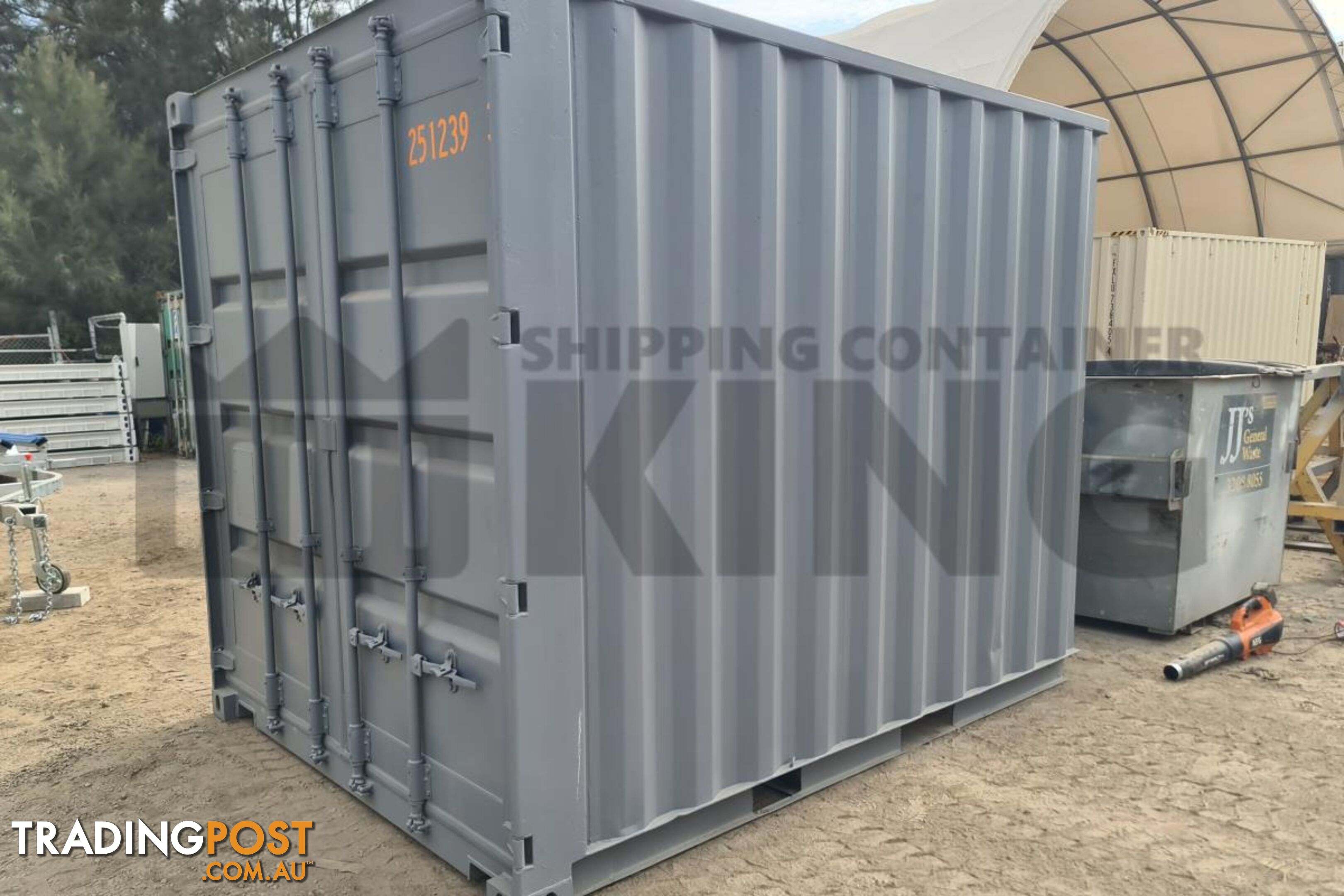 10' STANDARD HEIGHT SHIPPING CONTAINER (CONTAINER DOOR, 2 CORNER POSTS, 2 TINE POCKETS) - in Brisbane