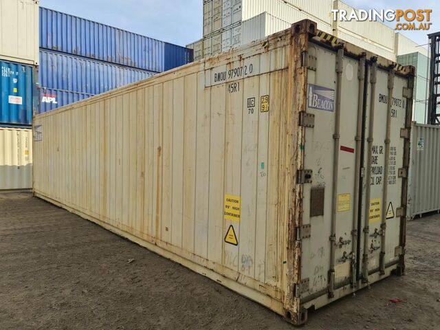 40FT REFRIGERATED HIGH CUBE SHIPPING CONTAINER, NON-OPERATIONAL