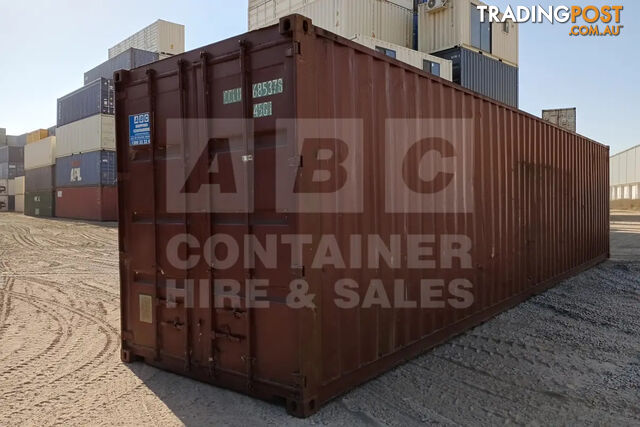 40' HIGH CUBE SHIPPING CONTAINER - in Brisbane