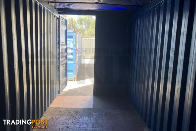 20' HIGH CUBE OPEN TOP SHIPPING CONTAINER (TARP AND BOWS) - in Brisbane
