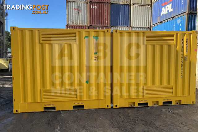 PAIR OF 10' DANGEROUS GOODS SHIPPING CONTAINERS (2 X 4 CORNER POST 10' DANGEROUS GOODS) - photo 5 of 9