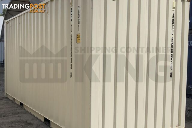 20' HIGH CUBE SHIPPING CONTAINER (STEEL FLOOR) - in Rockhampton