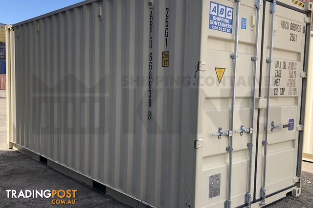 20' HIGH CUBE SHIPPING CONTAINER (STEEL FLOOR) - in Rockhampton