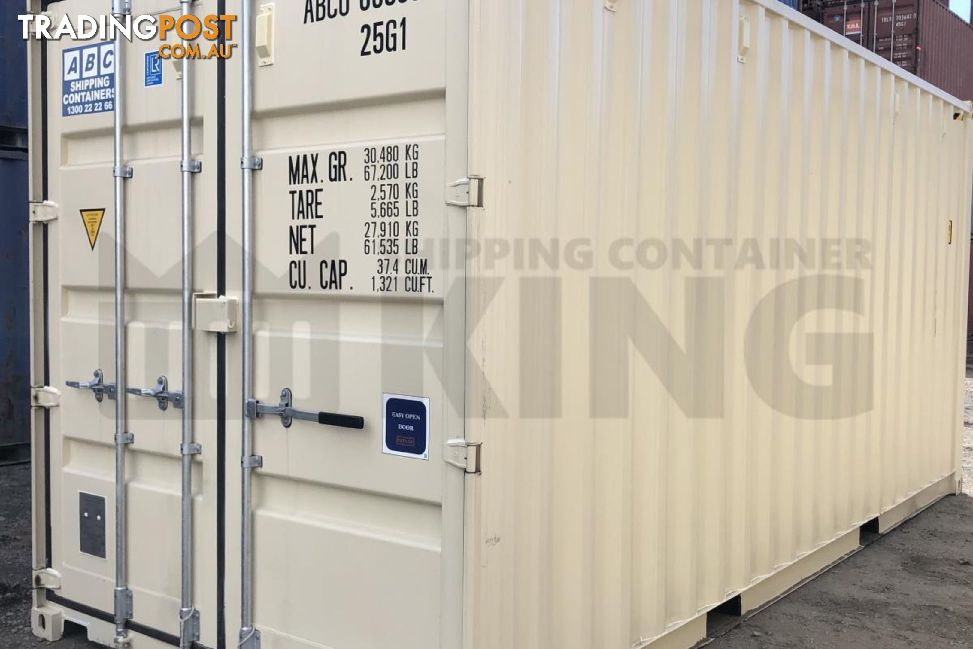 20' HIGH CUBE SHIPPING CONTAINER (STEEL FLOOR) - in Rockhampton