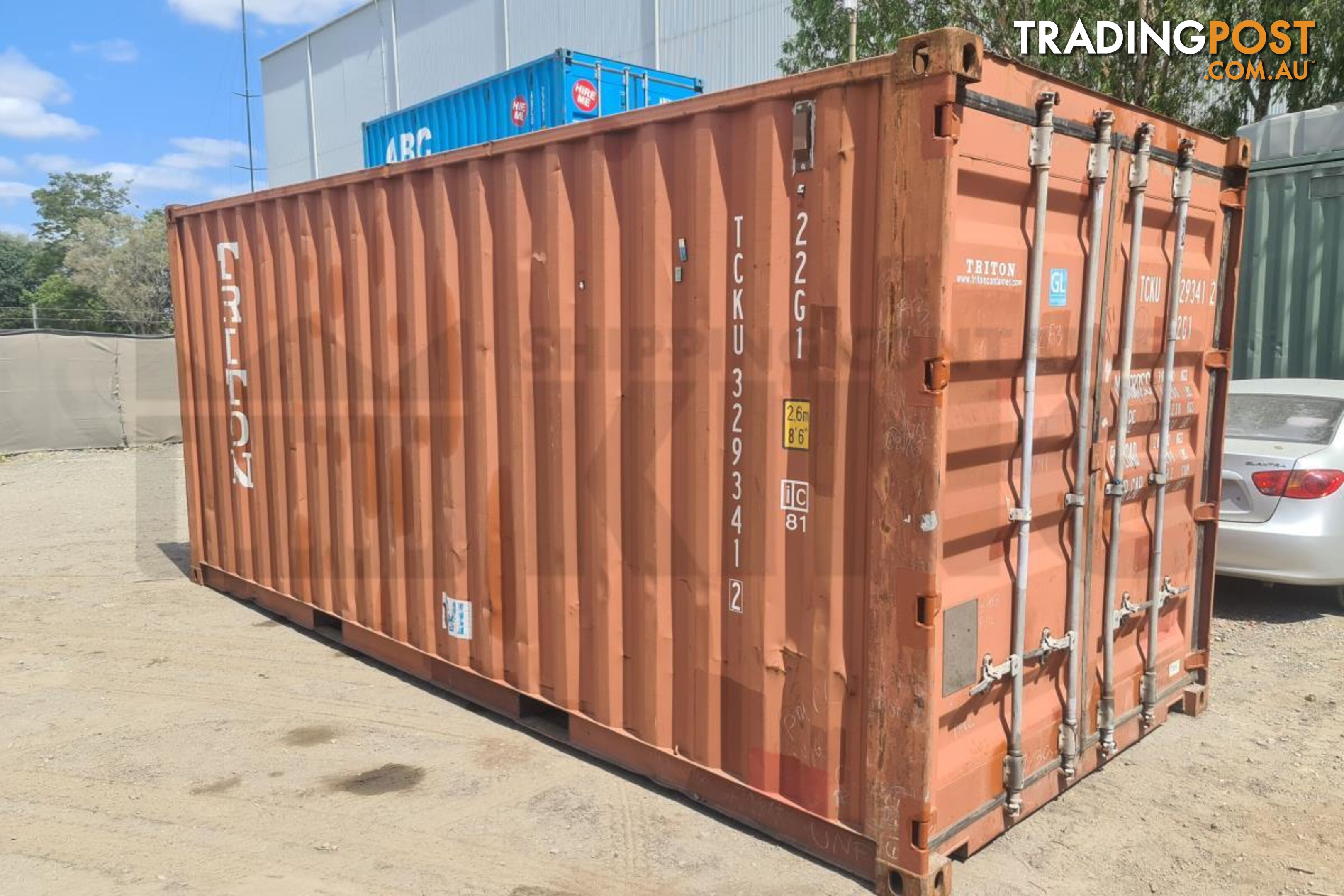 20' STANDARD HEIGHT SHIPPING CONTAINER - in Brisbane