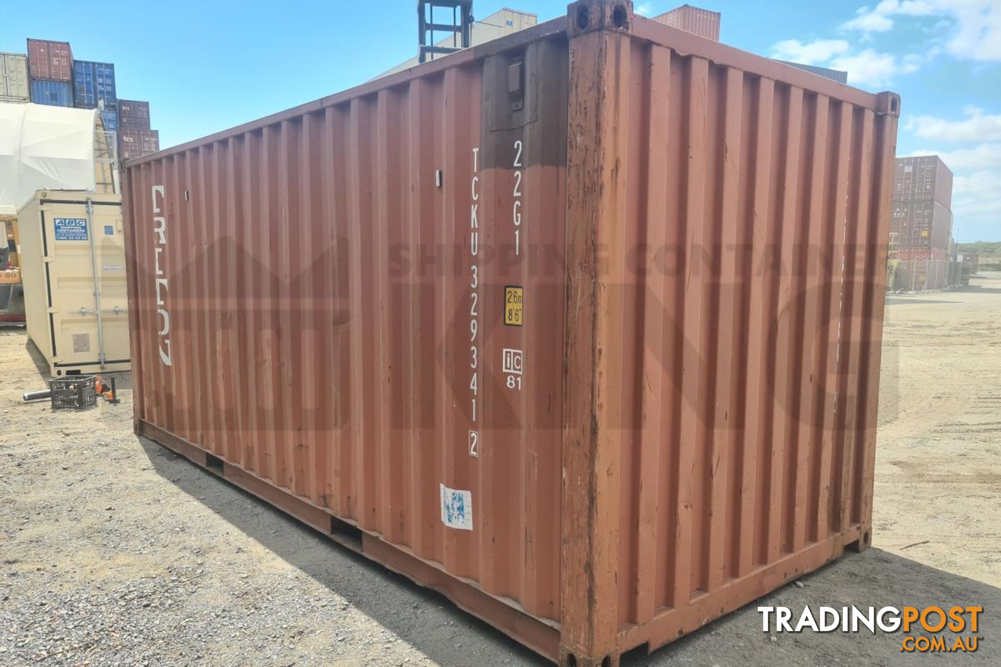 20' STANDARD HEIGHT SHIPPING CONTAINER - in Brisbane