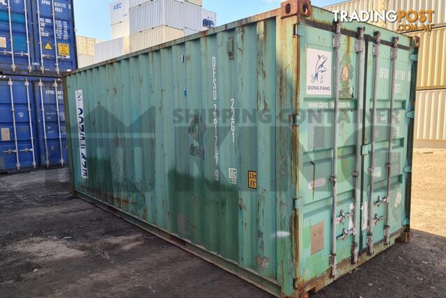 20' STANDARD HEIGHT SHIPPING CONTAINER - in Brisbane