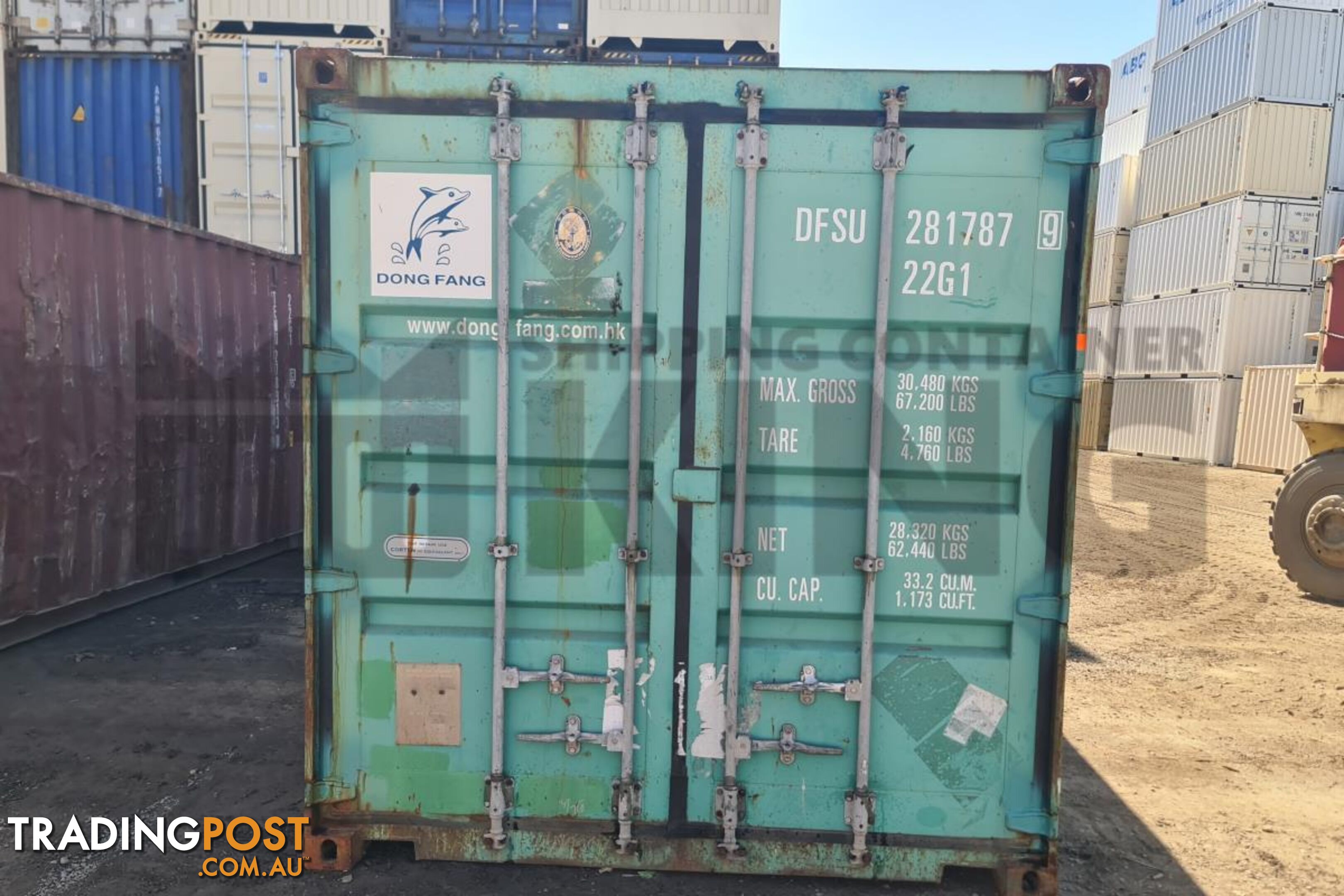 20' STANDARD HEIGHT SHIPPING CONTAINER - in Brisbane