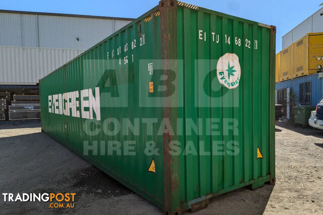 40' HIGH CUBE SHIPPING CONTAINER - photo 5 of 12