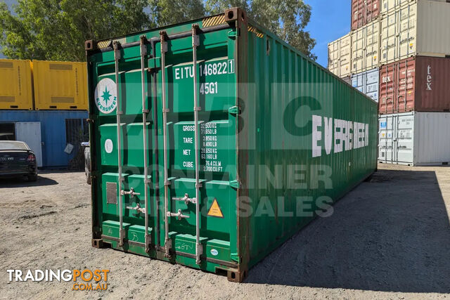40' HIGH CUBE SHIPPING CONTAINER