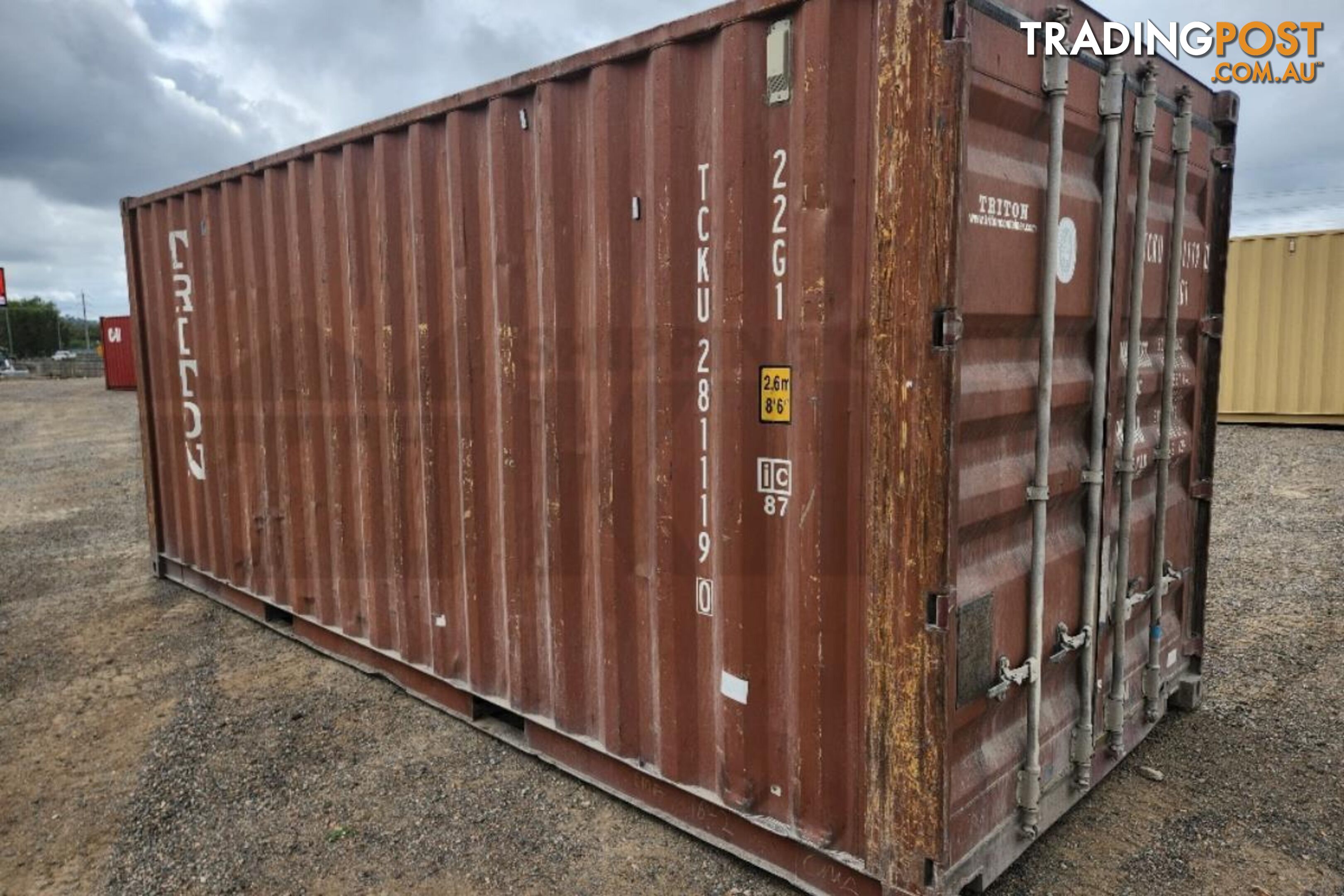 20' STANDARD HEIGHT SHIPPING CONTAINER - in Townsville