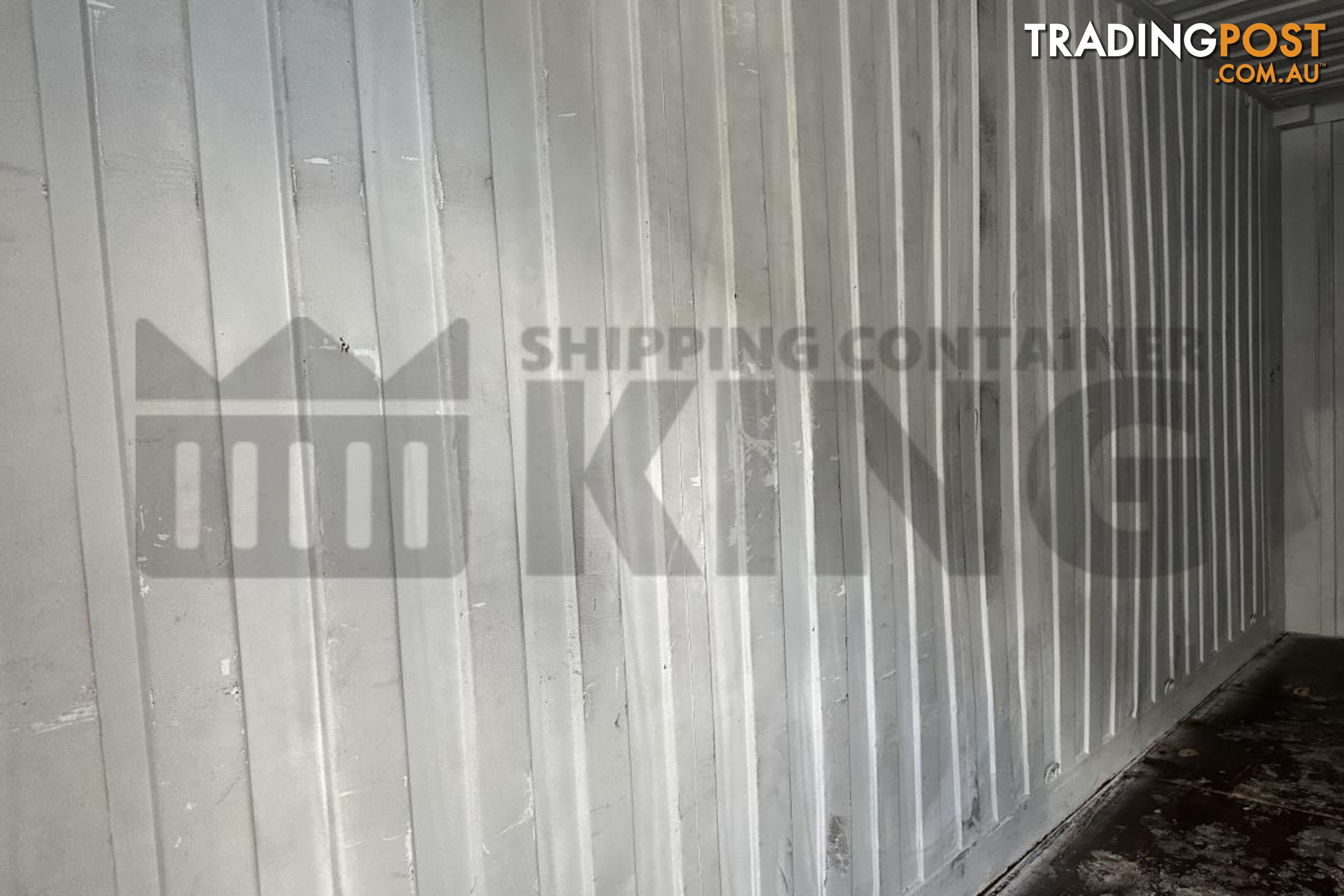 20' HIGH CUBE BULKER SHIPPING CONTAINER (TIMER FLOOR WITH NO ROOF HATCHES, 2 PALLETS WIDE)