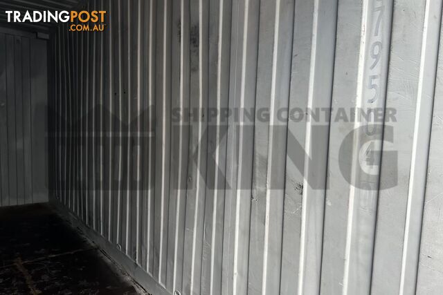 20' HIGH CUBE BULKER SHIPPING CONTAINER (TIMER FLOOR WITH NO ROOF HATCHES, 2 PALLETS WIDE)