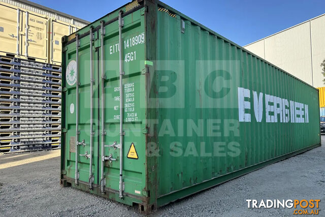 40' HIGH CUBE SHIPPING CONTAINER - photo 1 of 11