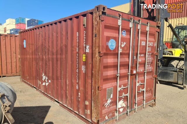 20' STANDARD HEIGHT SHIPPING CONTAINER - in Brisbane