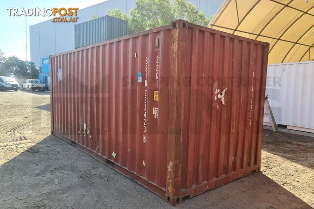 20' STANDARD HEIGHT SHIPPING CONTAINER - in Brisbane