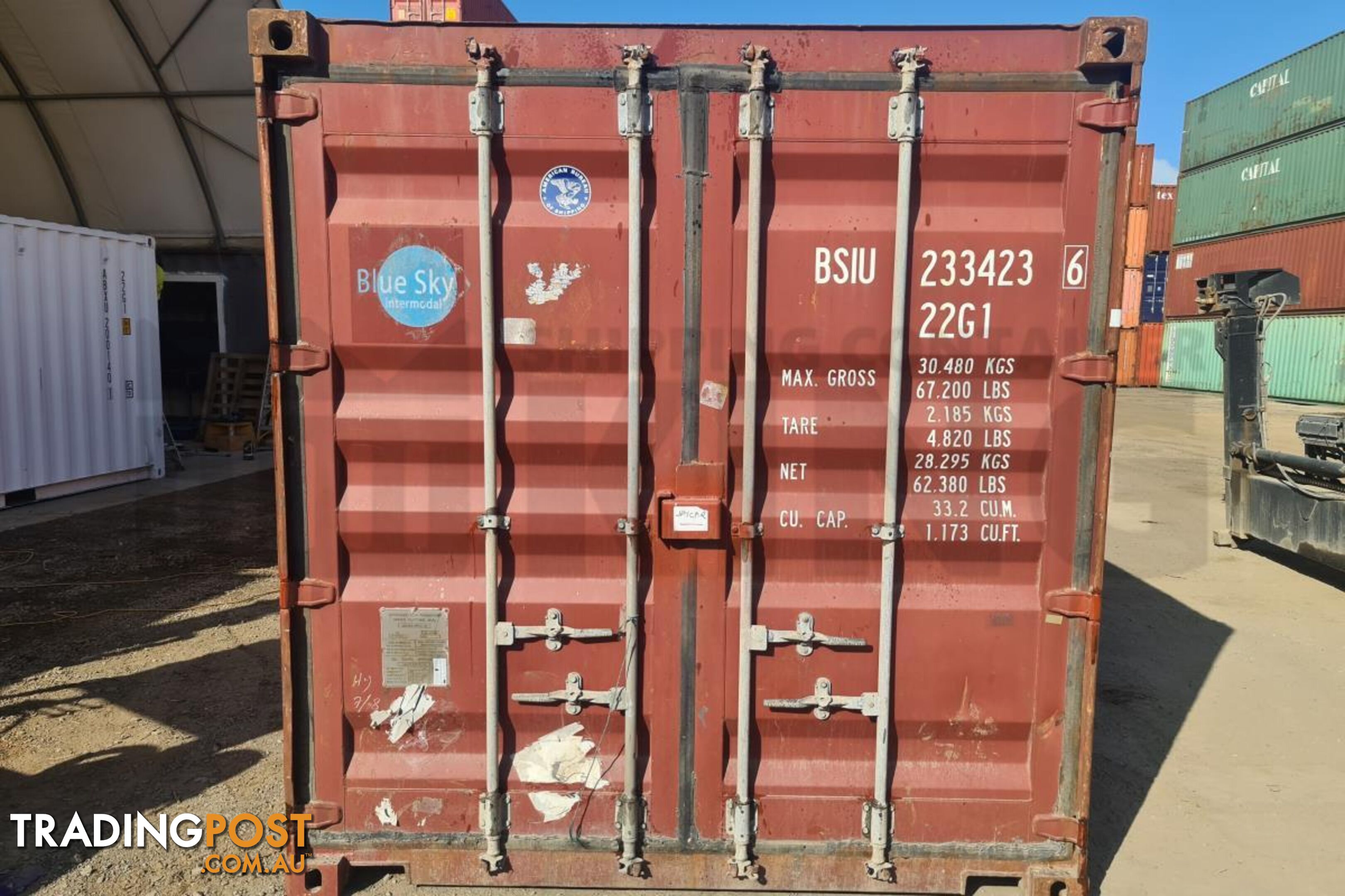 20' STANDARD HEIGHT SHIPPING CONTAINER - in Brisbane